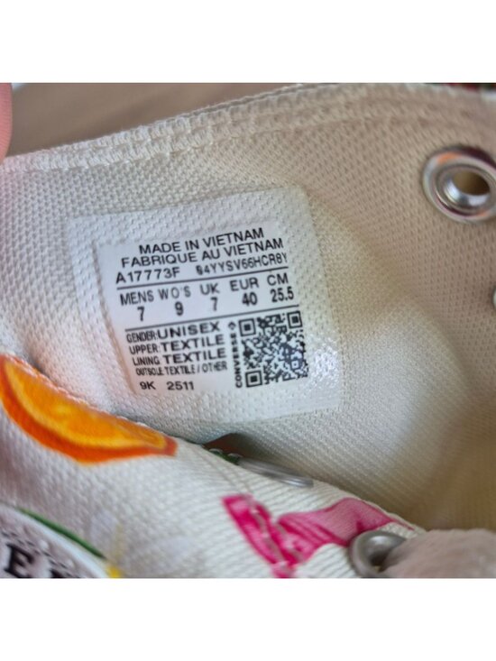 ⭐Converse Chuck Market Essentials Veggies Sz 7 Mens shoes Sneakers Beige A17773F
